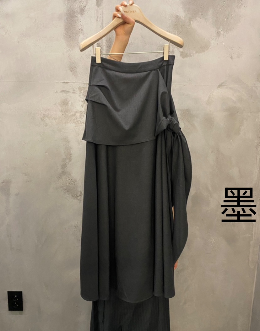 THE VETIVER-A東大門代購女士新品真品職業推薦半身裙中短裙VETIVER半身裙/中短裙圖色1