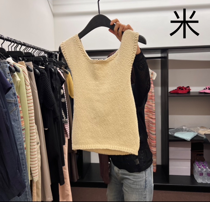 UNANSWERED-MYSTERY東大門實拍女士新品真品熱賣推薦吊帶背心UNANSWERED/MYSTERY吊帶/背心圖色2