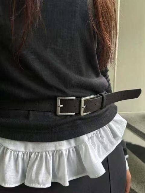 BAGUETTE-OT東大門直郵女士新品職業25春夏休閑推薦真品腰帶BAGUETTE-OT腰帶