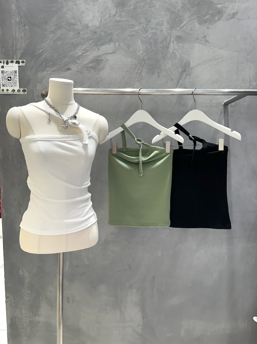 KIFF直郵韓國代購㊣女裝新品時尚人氣25春夏推薦休閑吊帶背心KIFF吊帶/背心