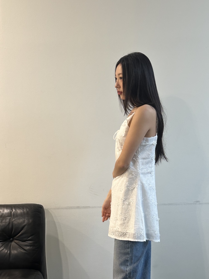 MURMUR韓國㊣直郵東大門代購女裝新款休閑推薦25春夏連衣裙刺繡MURMUR連衣裙