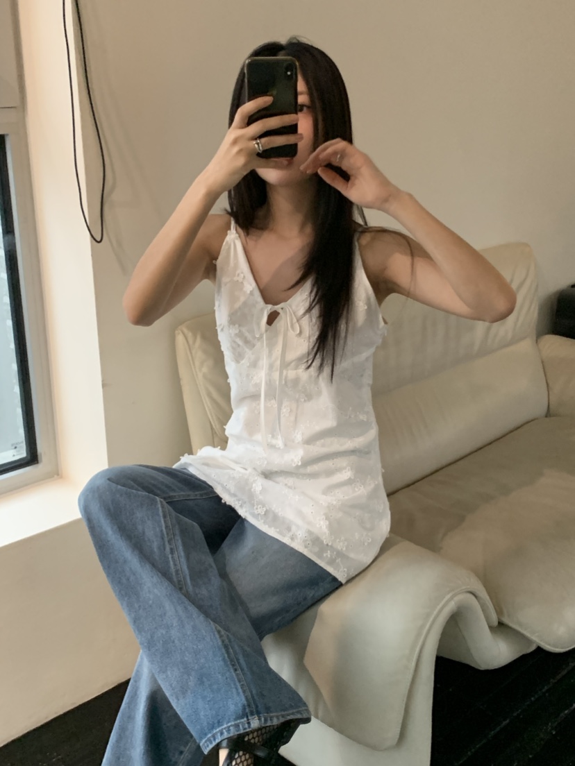 MURMUR韓國㊣直郵東大門代購女裝新款休閑推薦25春夏連衣裙刺繡MURMUR連衣裙
