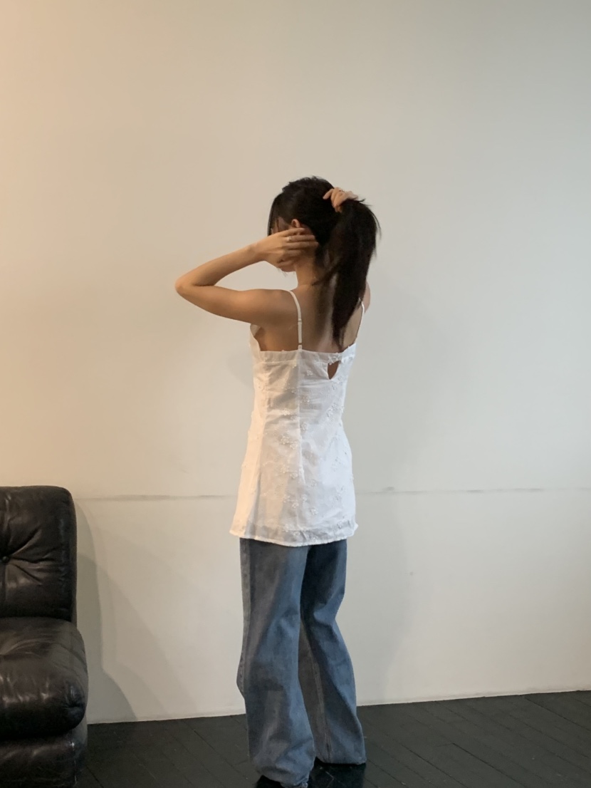 MURMUR韓國㊣直郵東大門代購女裝新款休閑推薦25春夏連衣裙刺繡MURMUR連衣裙