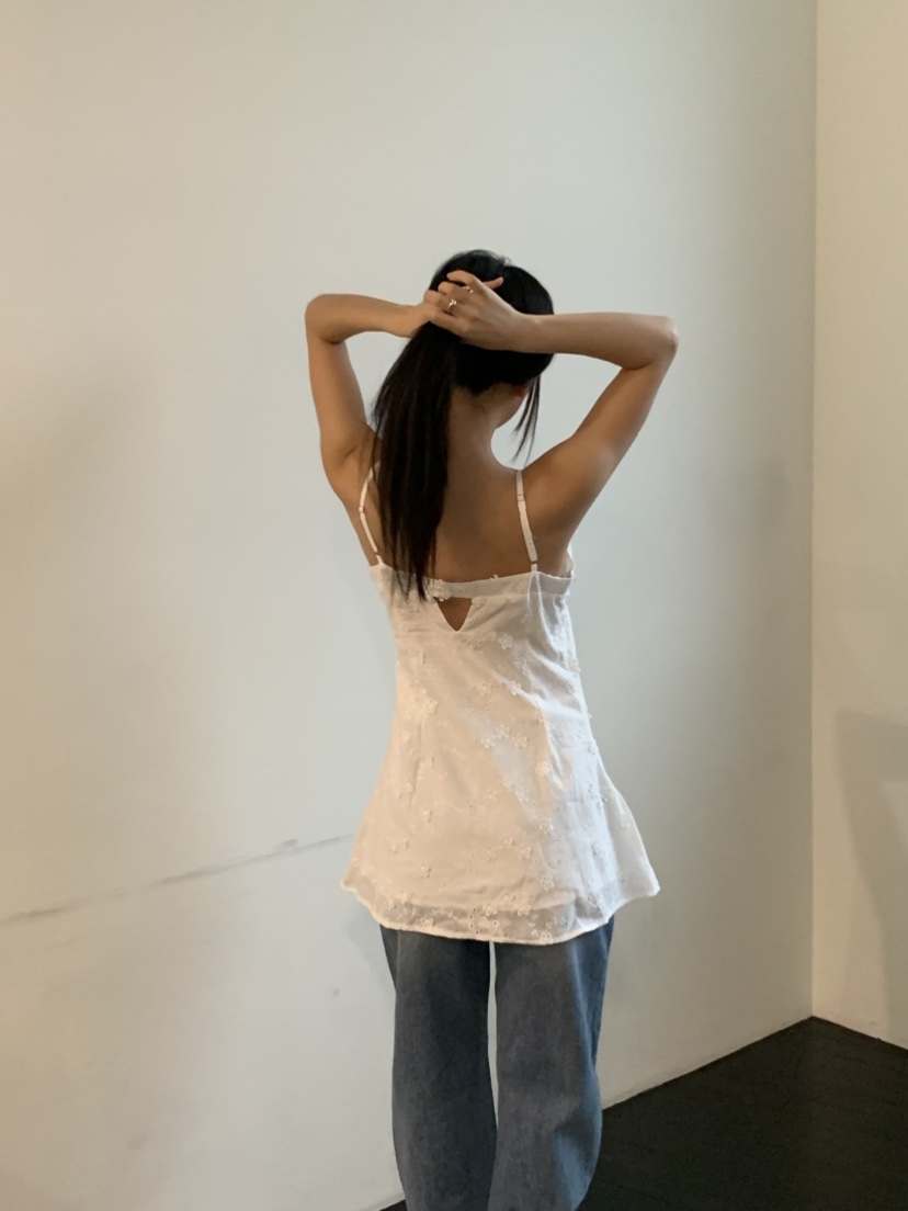 MURMUR韓國㊣直郵東大門代購女裝新款休閑推薦25春夏連衣裙刺繡MURMUR連衣裙