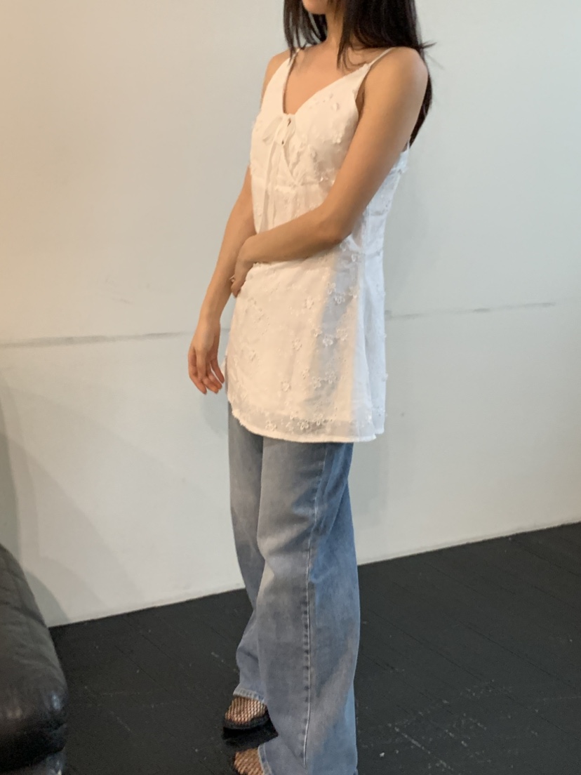 MURMUR韓國㊣直郵東大門代購女裝新款休閑推薦25春夏連衣裙刺繡MURMUR連衣裙