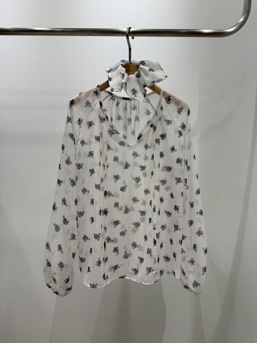 DAISY韓國直郵㊣東大門實拍女裝新品休閑25春夏時尚襯衫蕾絲衫DAISY襯衫/蕾絲衫圖色2