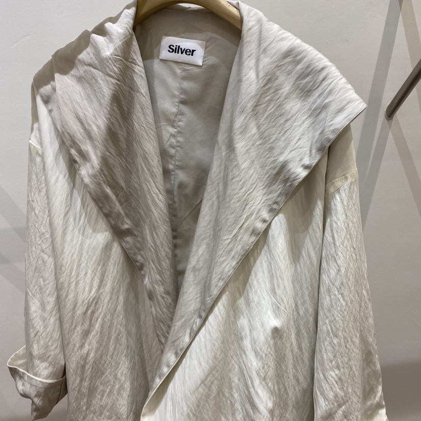 SILVER直郵韓國代購㊣女裝新品休閑熱賣推薦時尚夾克含腰帶SILVER夾克