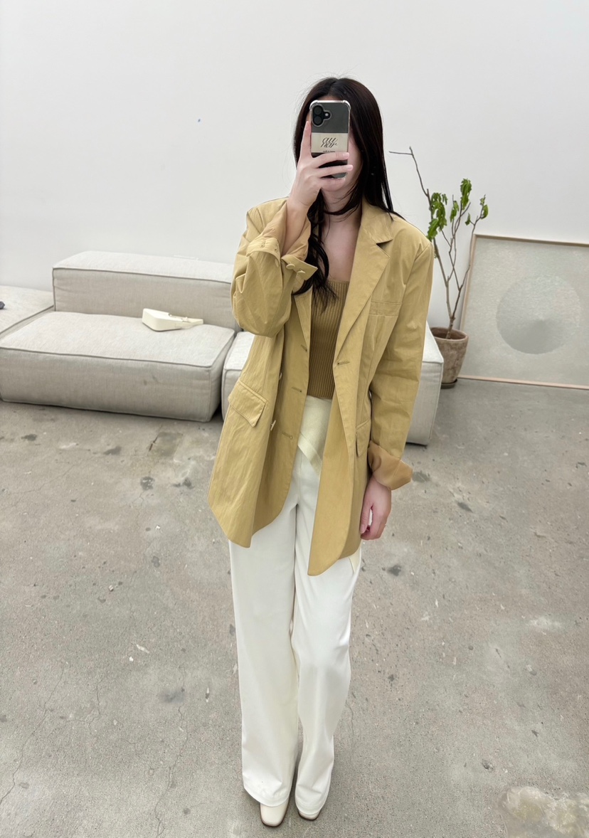 2BOTTLE直郵韓國代購㊣女裝新品人氣推薦熱賣休閑25春夏夾克打折2BOTTLE夾克