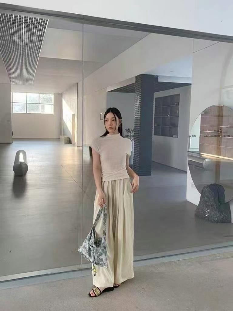 CELLONA韓國直郵㊣東大門實拍女裝新品時尚推薦25春夏休閑褲CELLONA休閑褲