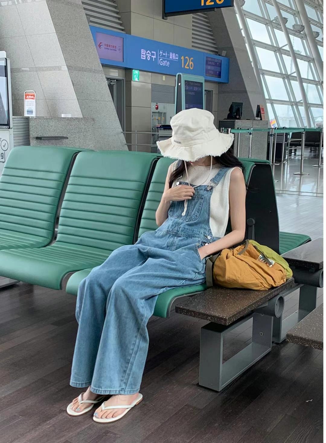 CELLONA韓國直郵㊣女裝新品人氣熱賣25春夏推薦休閑時尚背帶褲CELLONA背帶褲