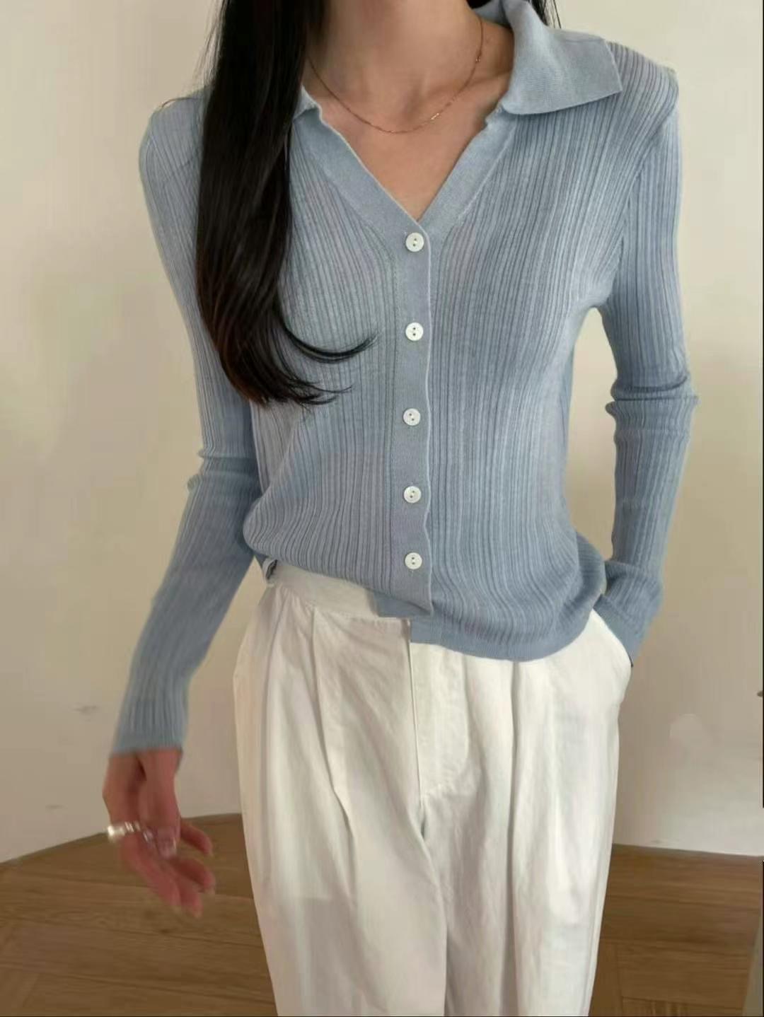 CELLONA韓國㊣直郵東大門代購女裝新款熱賣休閑推薦時尚針織衫CELLONA針織衫