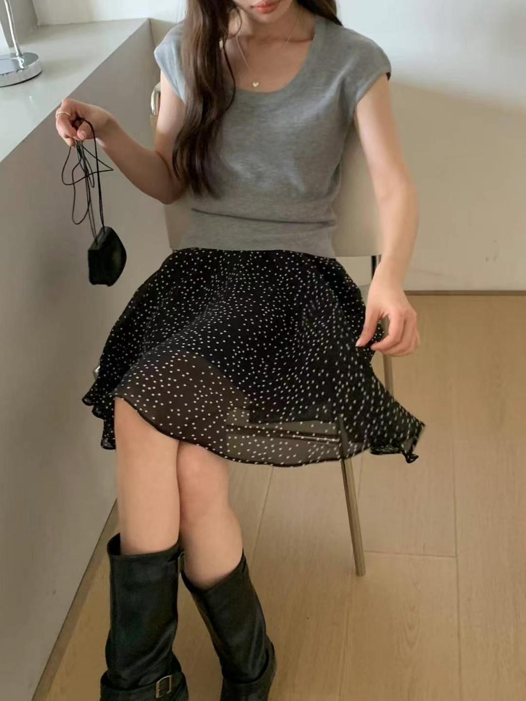 CELLONA直郵韓國代購㊣女裝新款熱賣休閑25春夏半身裙中短裙CELLONA半身裙/中短裙