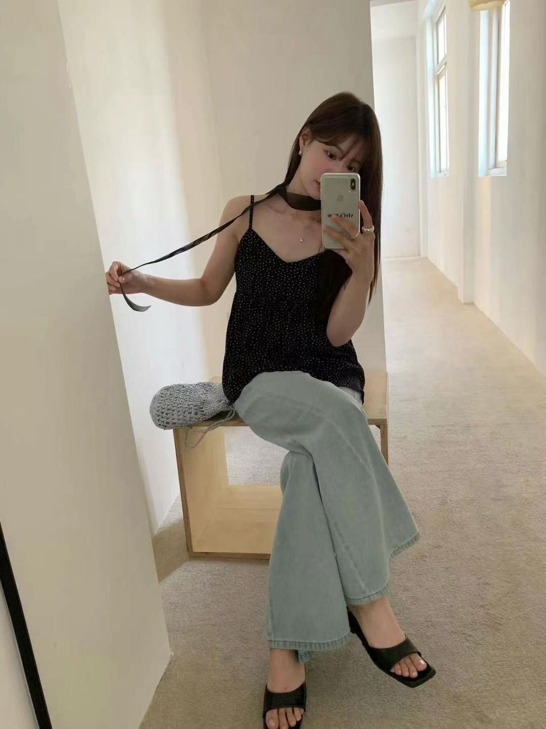 CELLONA韓國直郵㊣女裝新款休閑推薦25春夏人氣吊帶背心含脖帶CELLONA吊帶/背心