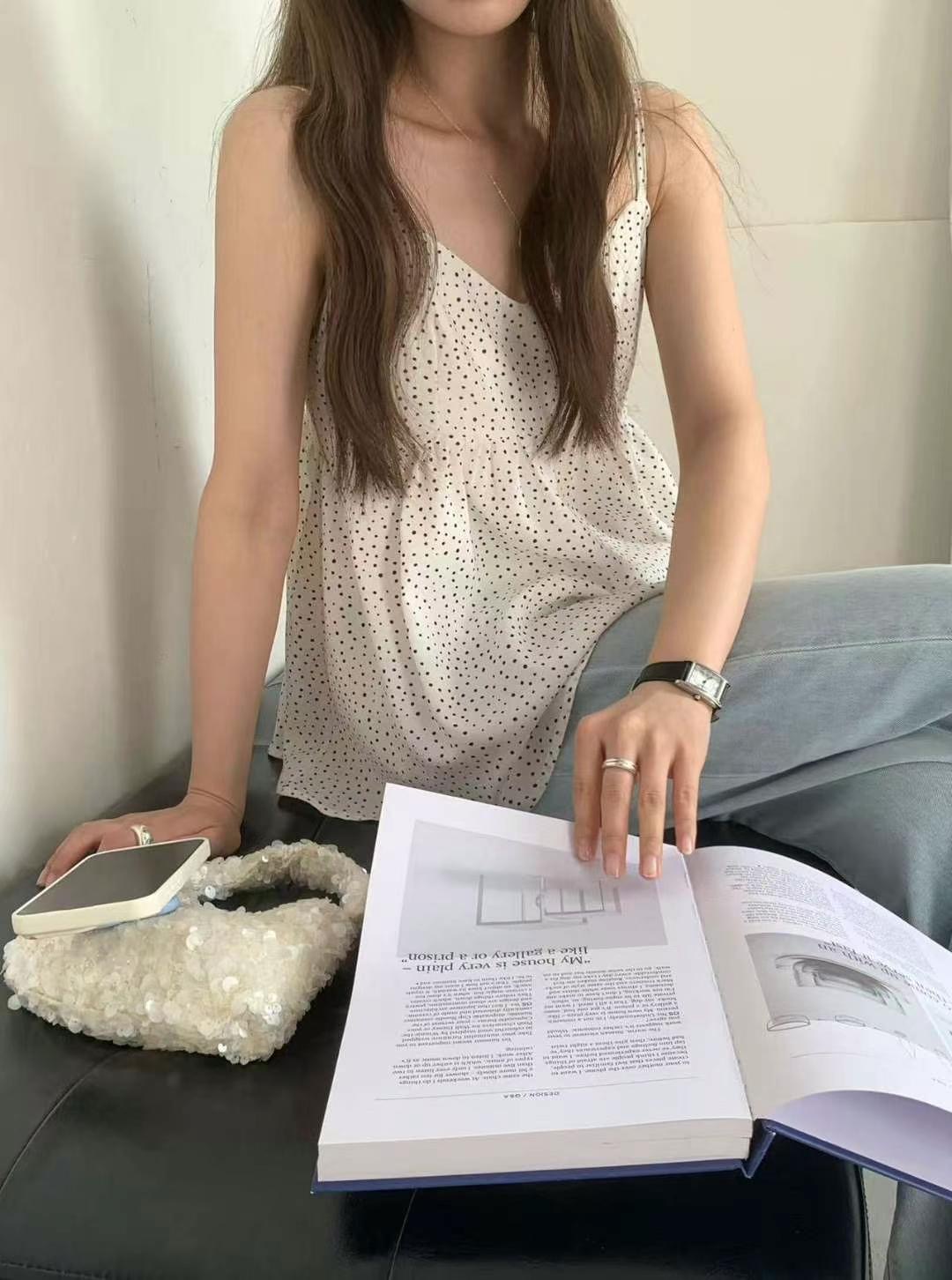 CELLONA韓國直郵㊣女裝新款休閑推薦25春夏人氣吊帶背心含脖帶CELLONA吊帶/背心