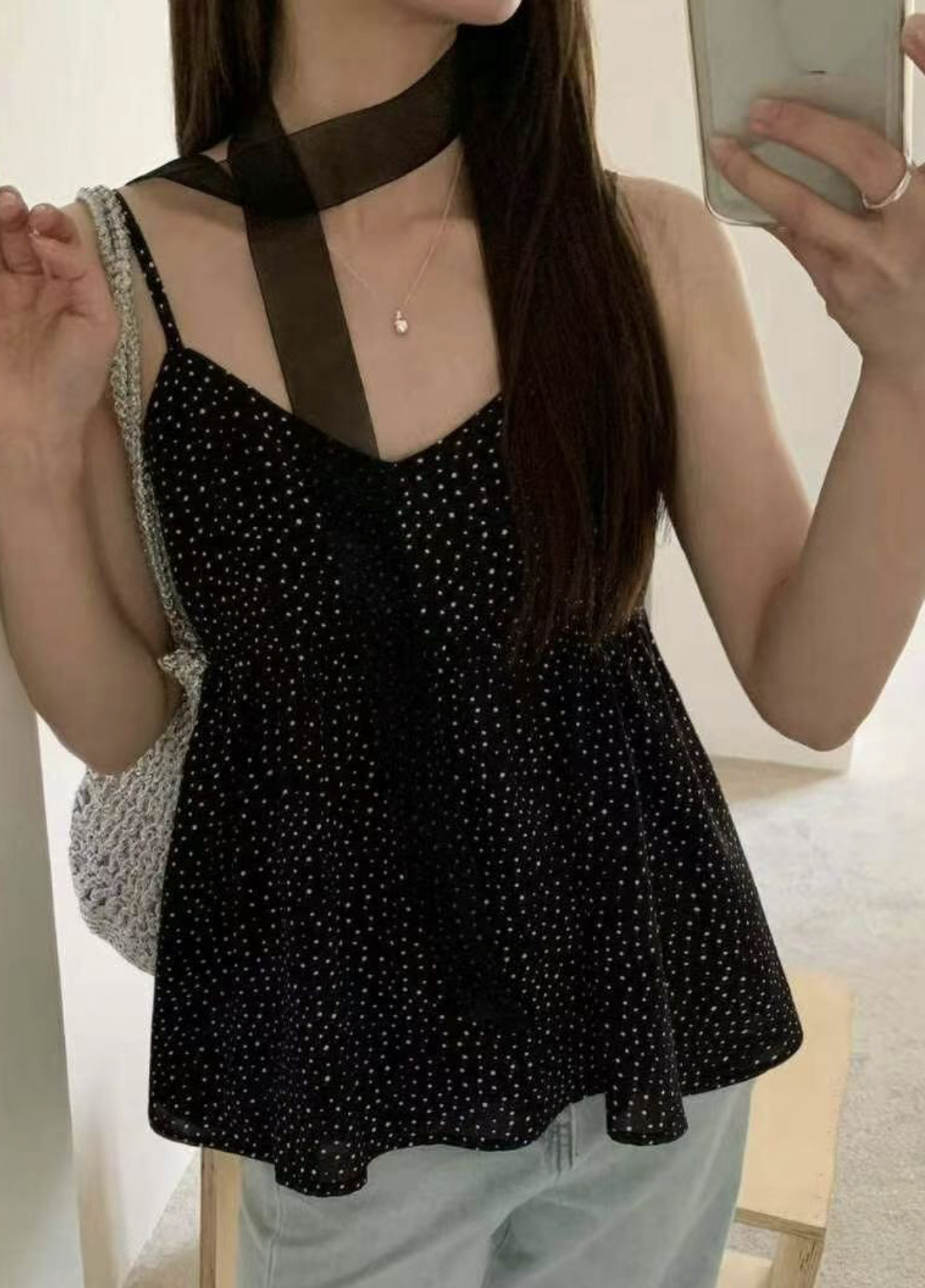 CELLONA韓國直郵㊣女裝新款休閑推薦25春夏人氣吊帶背心含脖帶CELLONA吊帶/背心