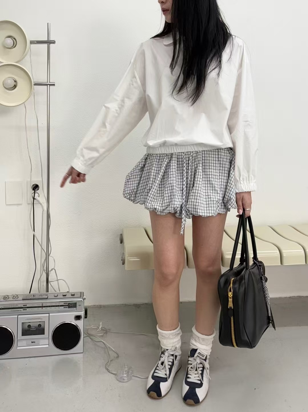 BRILLIANT韓國㊣直郵東大門代購女裝新品推薦時尚襯衫蕾絲衫BRILLIANT襯衫/蕾絲衫