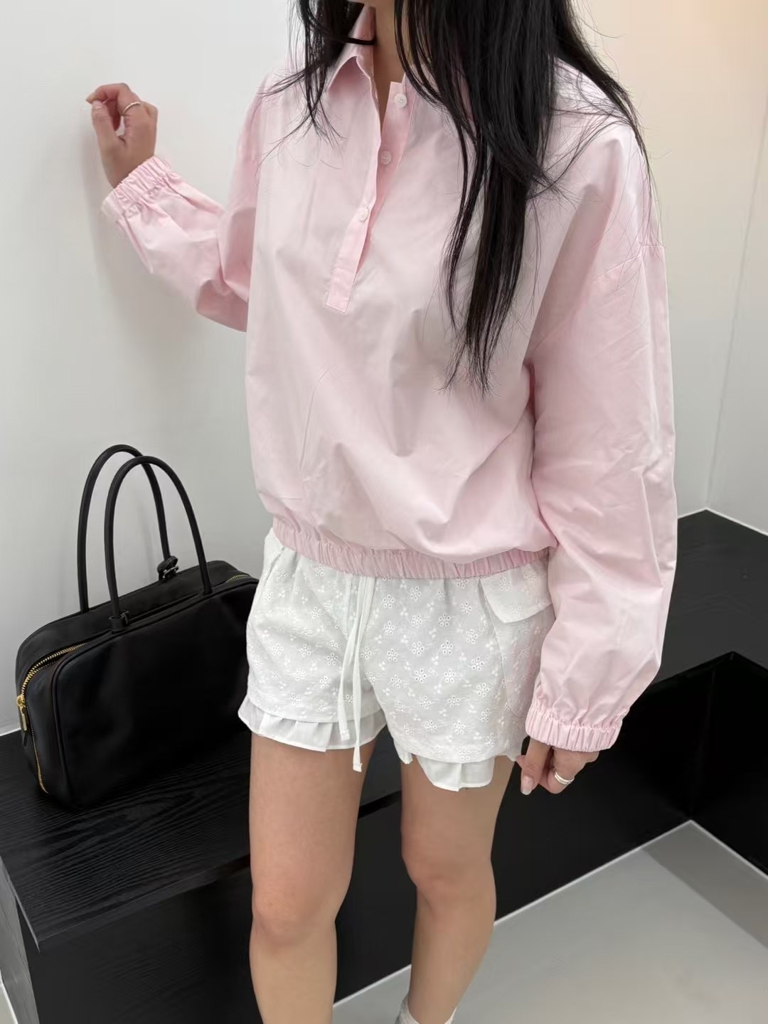 BRILLIANT韓國㊣直郵東大門代購女裝新品推薦時尚襯衫蕾絲衫BRILLIANT襯衫/蕾絲衫