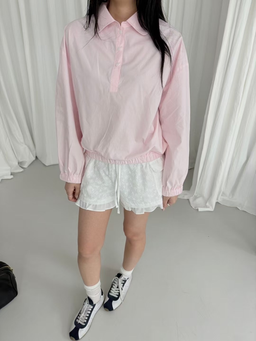 BRILLIANT韓國㊣直郵東大門代購女裝新品推薦時尚襯衫蕾絲衫BRILLIANT襯衫/蕾絲衫