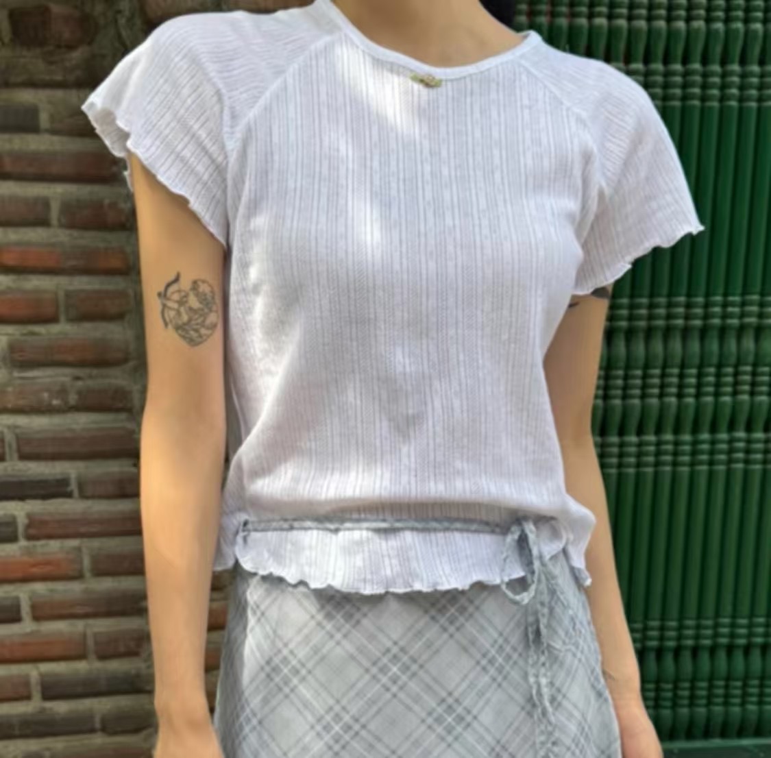 BRILLIANT韓國直郵㊣東大門實拍女裝新品熱賣時尚人氣休閑T恤BRILLIANTT恤圖色1