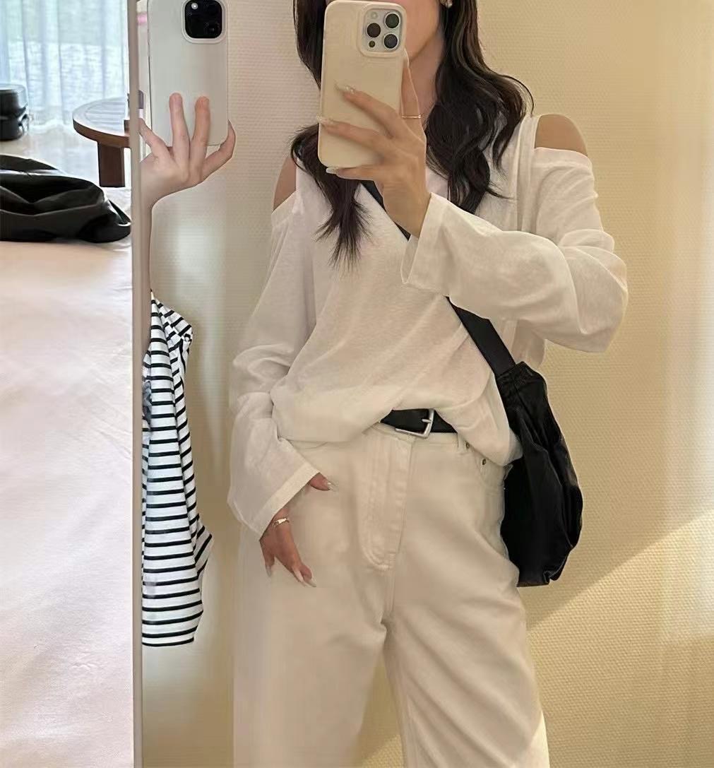 CELLONA韓國直郵㊣女裝新品推薦時尚熱賣25春夏人氣長袖T恤CELLONA長袖T恤
