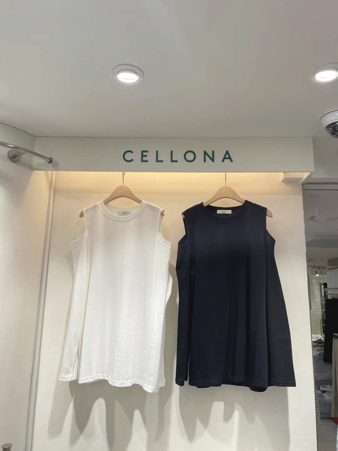 CELLONA韓國直郵㊣女裝新品推薦時尚熱賣25春夏人氣長袖T恤CELLONA長袖T恤