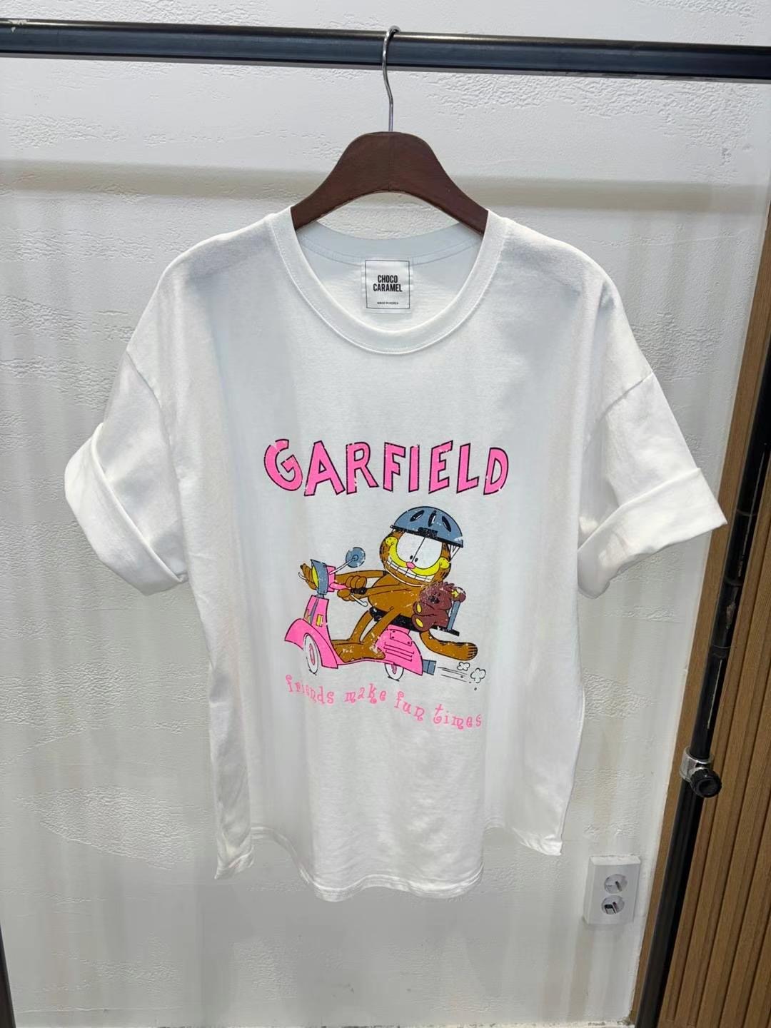 CHOCO CARAMEL直郵韓國代購㊣女裝新品熱賣時尚25春夏推薦T恤CHOCO CARAMELT恤