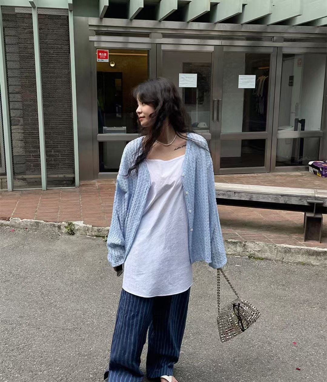 HAY-OT韓國直郵㊣女裝新品時尚推薦人氣熱賣25春夏休閑針織衫HAY針織衫