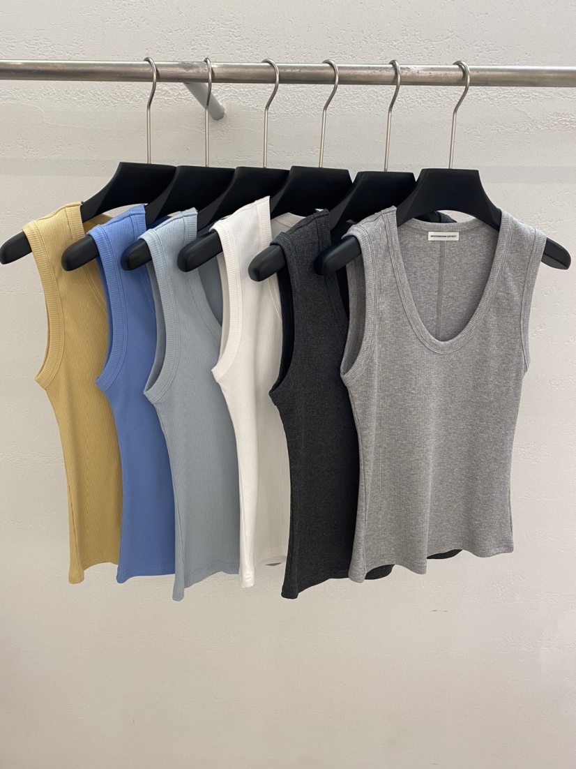 MUSHROOM EFFECT韓國直郵㊣東大門實拍女裝新品休閑吊帶背心MUSHROOM EFFECT吊帶/背心