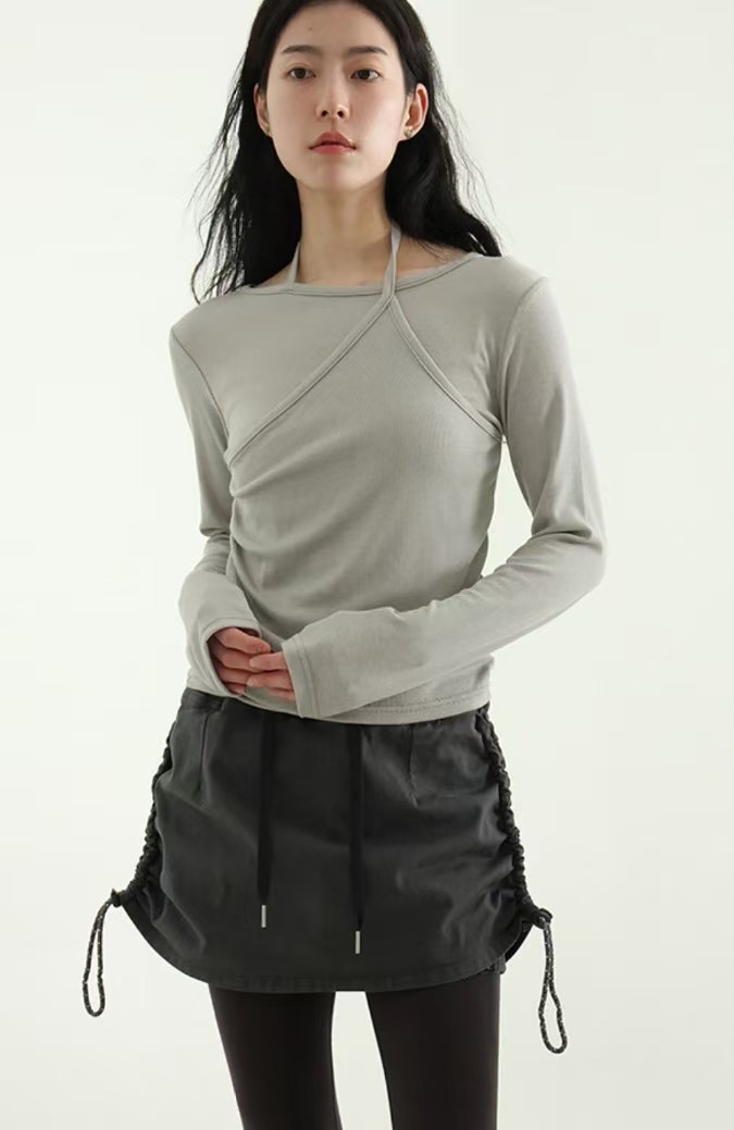 BRILLIANT韓國㊣直郵東大門代購女裝新品25春夏推薦長袖T恤BRILLIANT長袖T恤