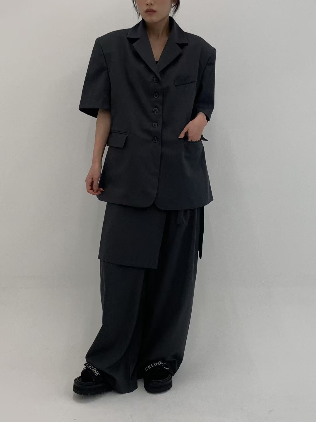 HAY-OT韓國㊣直郵東大門代購女裝新款時尚熱賣人氣休閑夾克HAY夾克