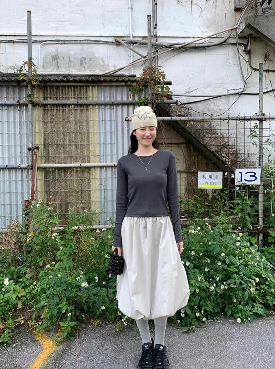 OURSTUDIO直郵韓國代購㊣女裝新品休閑熱賣人氣半身裙中短裙OURSTUDIO半身裙/中短裙