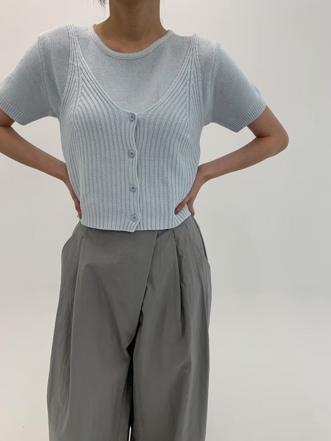 HAY-OT韓國直郵㊣女裝新品時尚熱賣休閑人氣推薦25春夏休閑褲HAY休閑褲