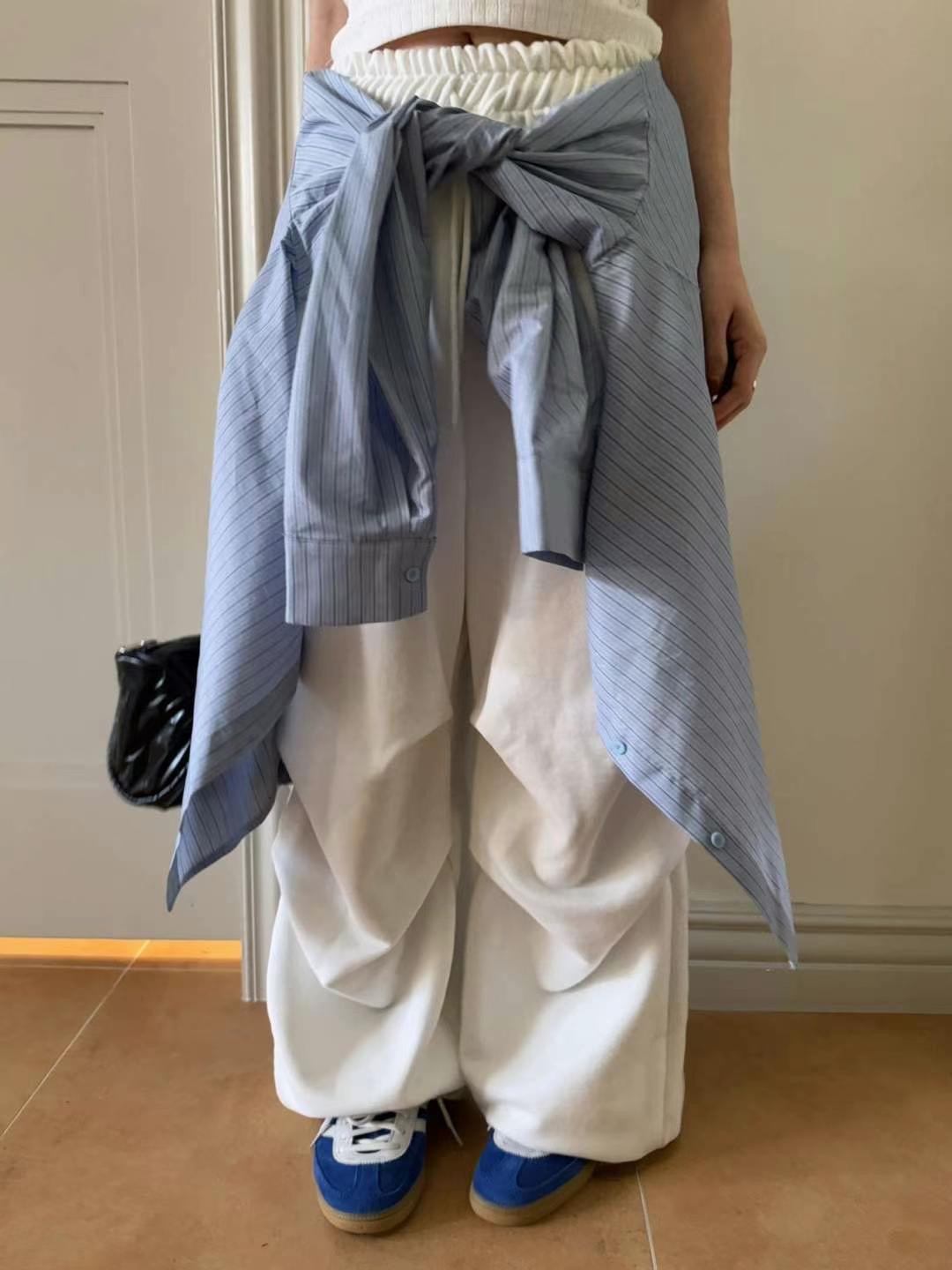 OURSTUDIO韓國直郵㊣女裝新品時尚25春夏推薦人氣休閑休閑褲OURSTUDIO休閑褲