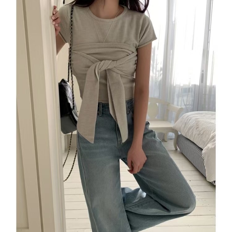 RAY_COMPANY韓國直郵㊣東大門實拍女裝新款推薦時尚針織衫套裝RAY_COMPANY針織衫