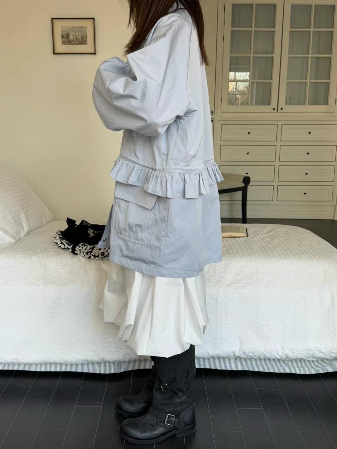 OURSTUDIO韓國㊣直郵東大門代購女裝新品25春夏推薦時尚夾克OURSTUDIO夾克