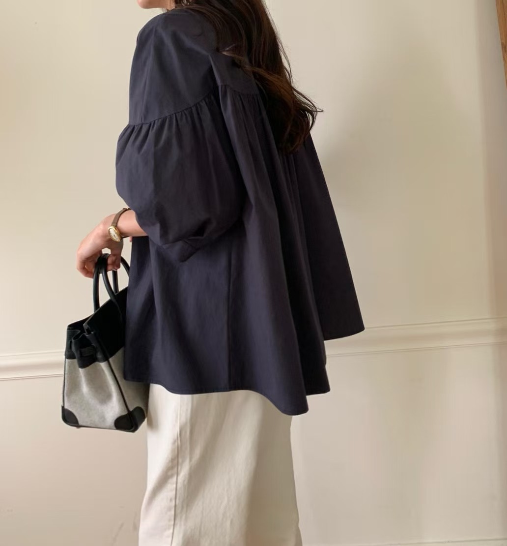 LUCKY ROOM韓國㊣直郵東大門代購女裝新品25春夏襯衫蕾絲衫LUCKY ROOM襯衫/蕾絲衫