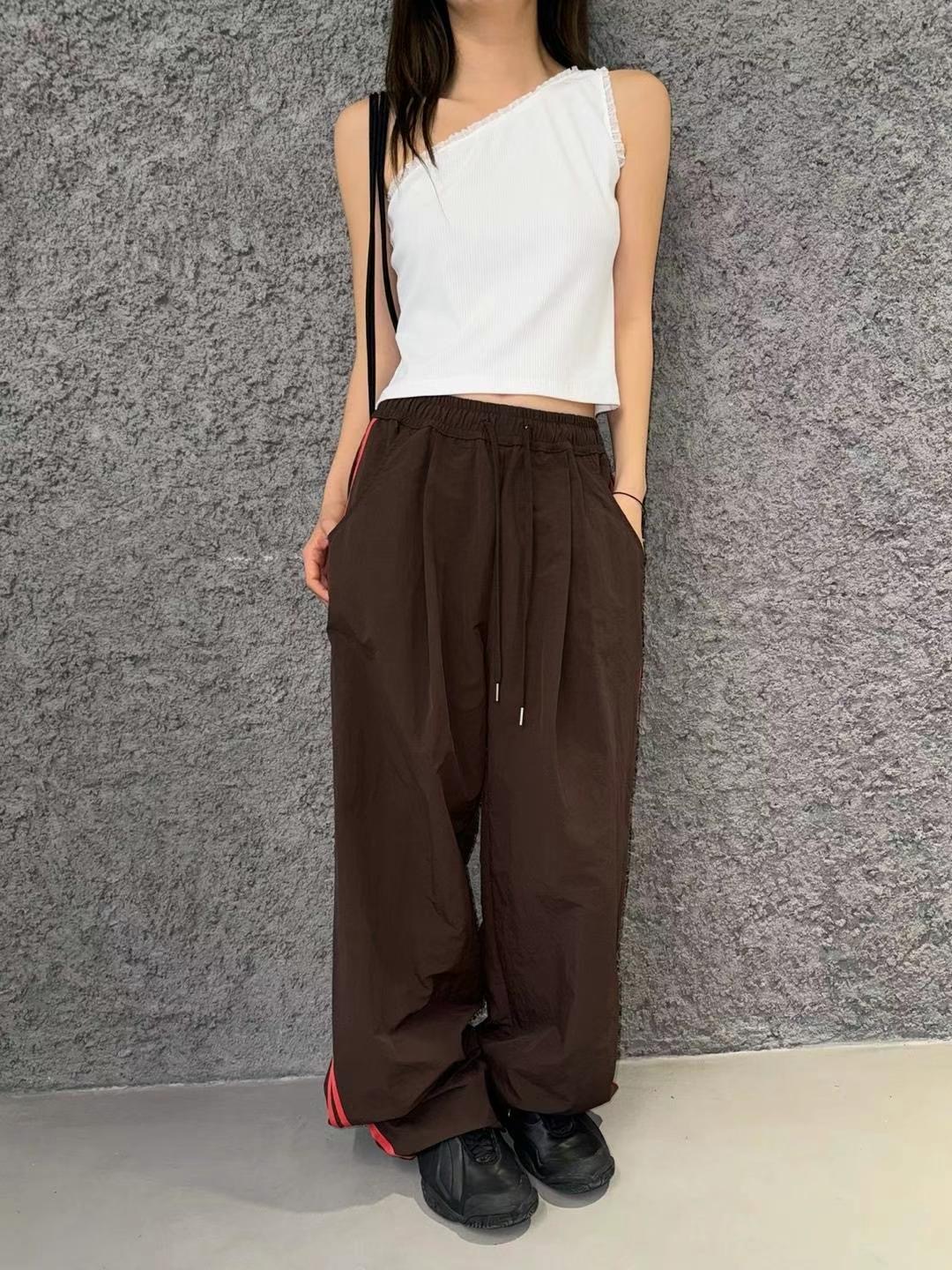 OURSTUDIO韓國㊣直郵東大門代購女裝新款時尚休閑25春夏休閑褲OURSTUDIO休閑褲