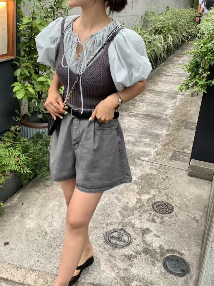 TOATEE韓國㊣直郵東大門代購女裝新品休閑推薦熱賣25春夏短褲TOATEE短褲