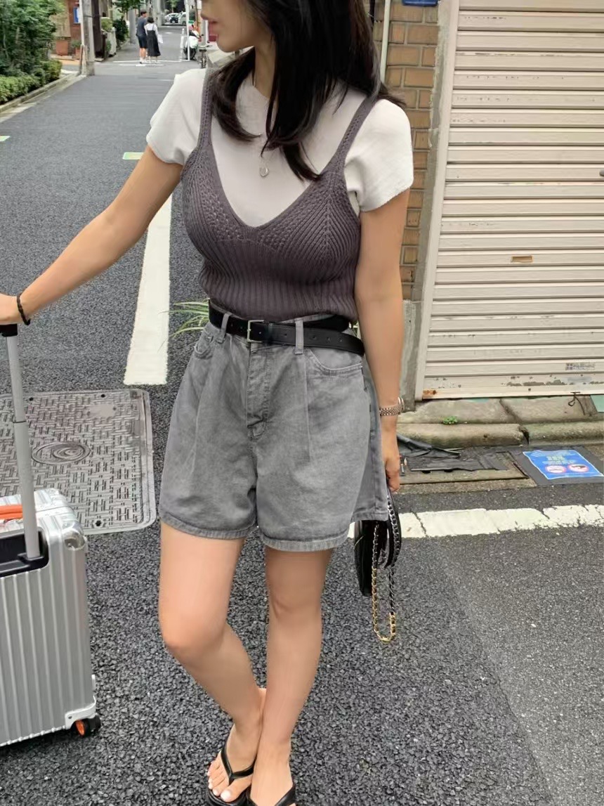 TOATEE韓國㊣直郵東大門代購女裝新品休閑推薦熱賣25春夏短褲TOATEE短褲