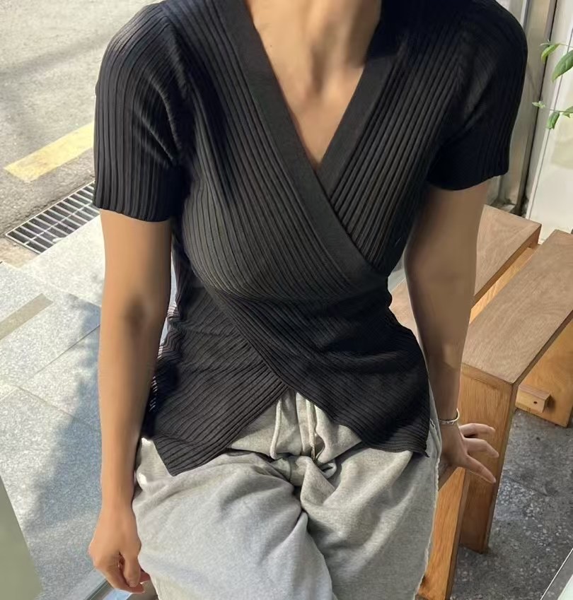 RAY_COMPANY韓國直郵㊣女裝新品人氣時尚熱賣25春夏休閑針織衫RAY_COMPANY針織衫