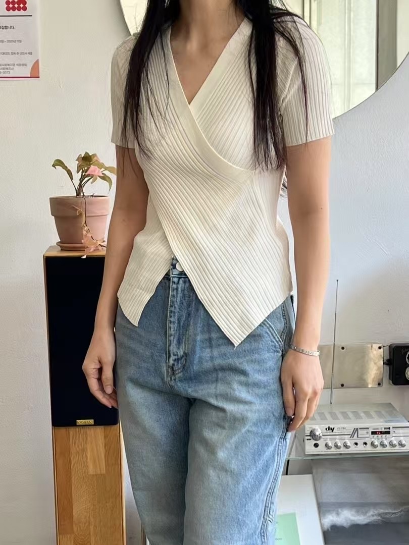RAY_COMPANY韓國直郵㊣女裝新品人氣時尚熱賣25春夏休閑針織衫RAY_COMPANY針織衫
