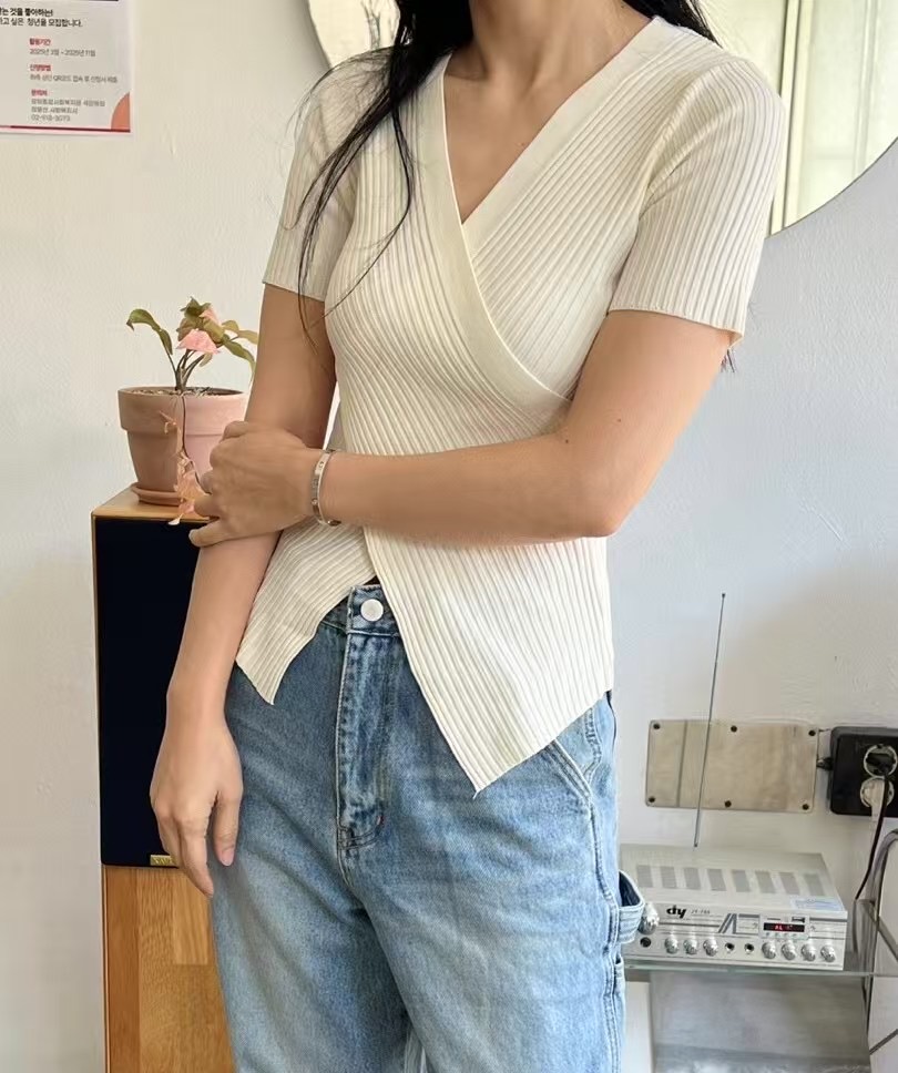 RAY_COMPANY韓國直郵㊣女裝新品人氣時尚熱賣25春夏休閑針織衫RAY_COMPANY針織衫