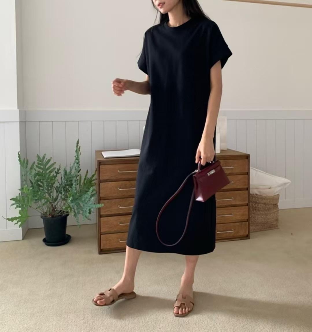 LUCKY ROOM韓國直郵㊣女裝新品25春夏時尚熱賣人氣休閑連衣裙LUCKY ROOM連衣裙圖色3