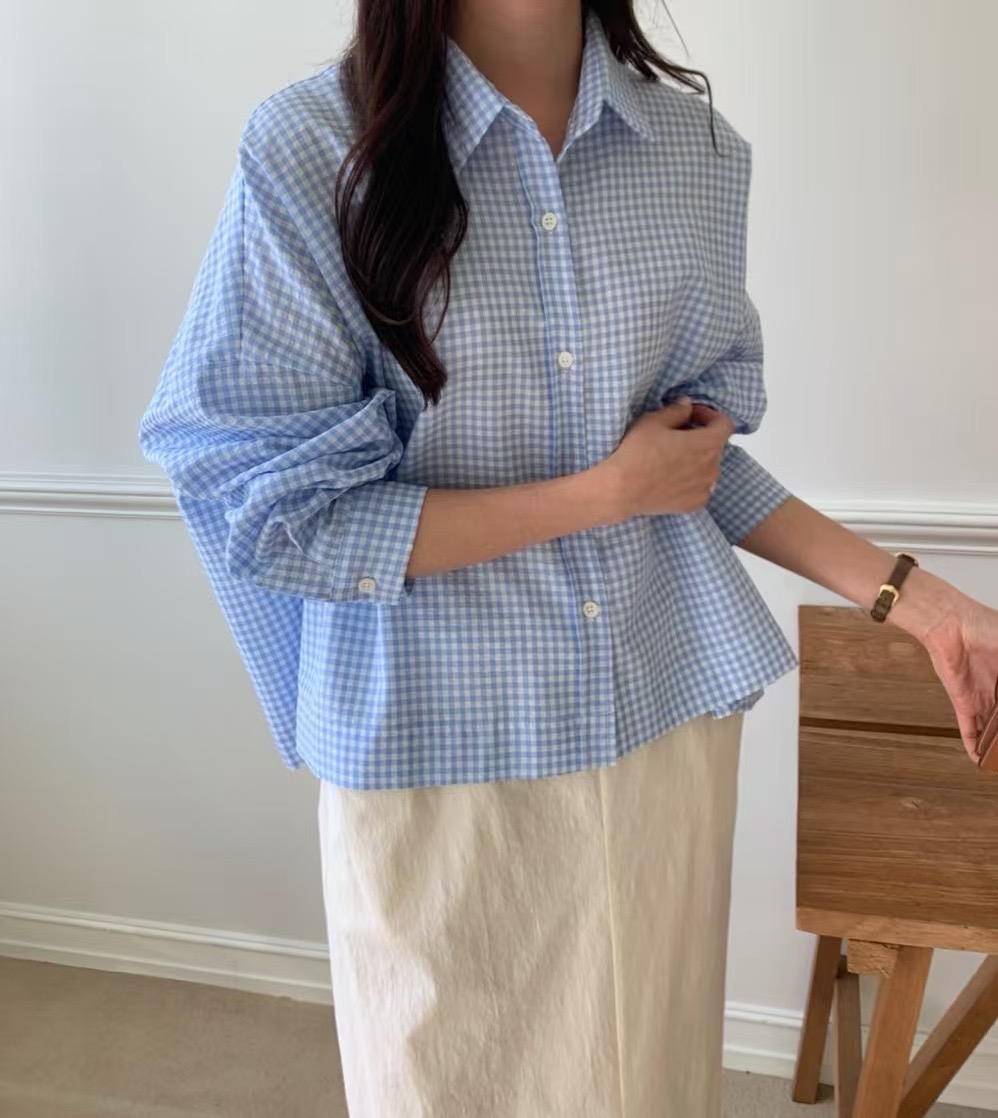 LUCKY ROOM韓國直郵㊣東大門實拍女裝新款推薦人氣襯衫蕾絲衫LUCKY ROOM襯衫/蕾絲衫