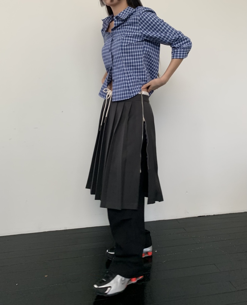 MURMUR韓國直郵㊣東大門實拍女裝新款休閑人氣推薦襯衫蕾絲衫MURMUR襯衫/蕾絲衫