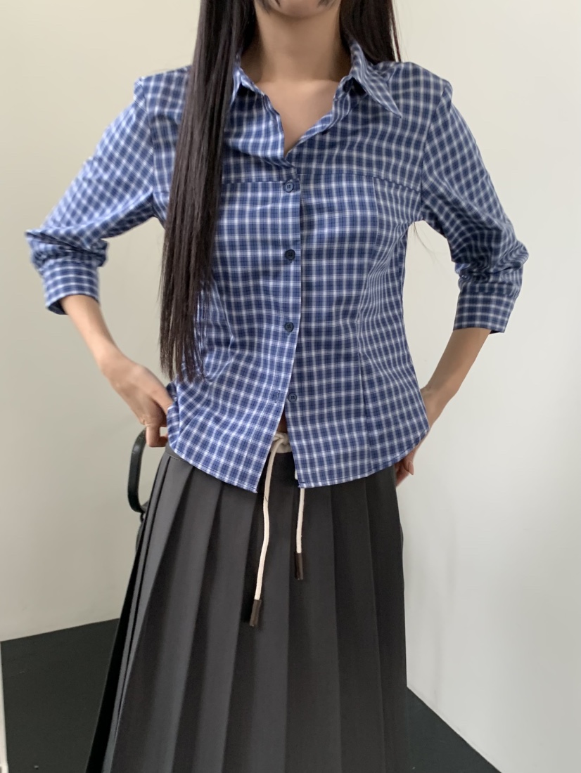 MURMUR韓國直郵㊣東大門實拍女裝新款休閑人氣推薦襯衫蕾絲衫MURMUR襯衫/蕾絲衫圖色1