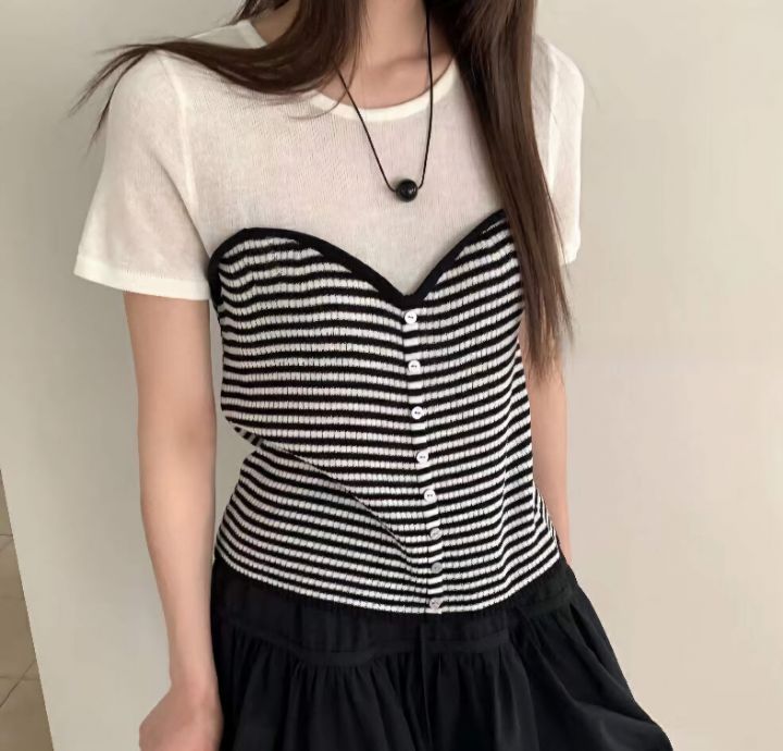FEMME韓國直郵㊣女裝新品25春夏熱賣人氣時尚推薦休閑針織衫FEMME針織衫圖色2