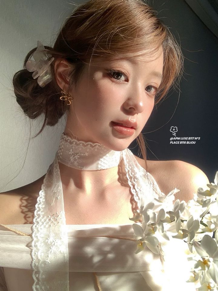 N3韓國直郵㊣女裝新品熱賣25春夏人氣時尚休閑圍巾披肩蕾絲N3圍巾/披肩