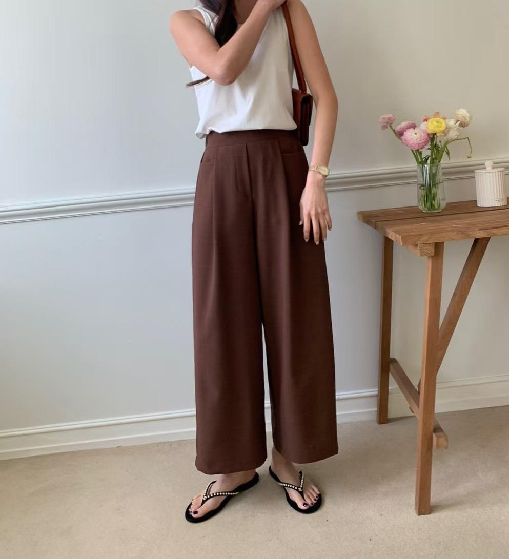 LUCKY ROOM韓國㊣直郵東大門代購女裝新款休閑推薦人氣休閑褲LUCKY ROOM休閑褲圖色2