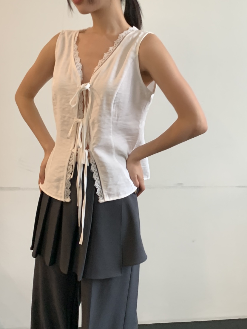 MURMUR韓國㊣直郵東大門代購女裝新款25春夏時尚休閑吊帶背心MURMUR吊帶/背心